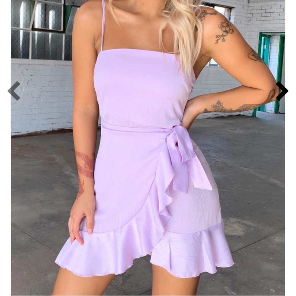 Lilac purple dress